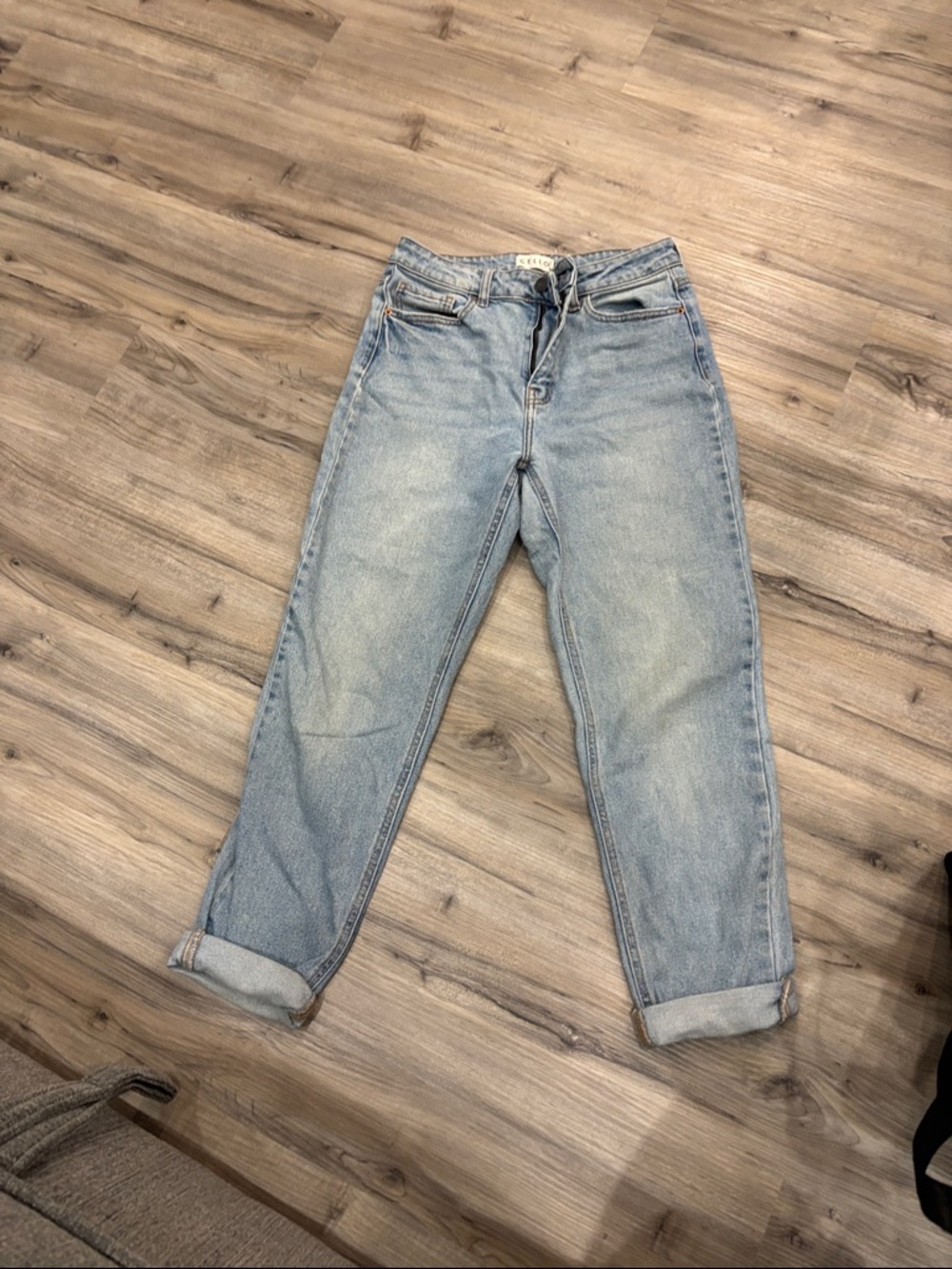 Cello Light Blue Boyfriend Jeans - Relaxed High Rise